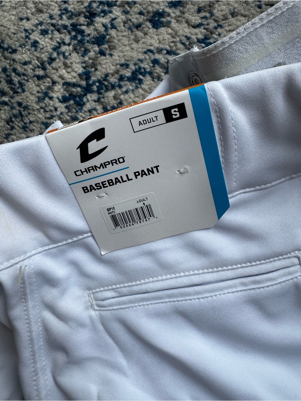 Champro Men's White Baseball Pants - Adult S